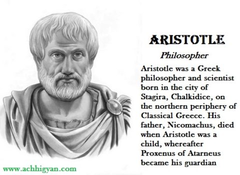 (एरिस्टोटल) अरस्तु की जीवनी | Aristotle Biography In Hindi