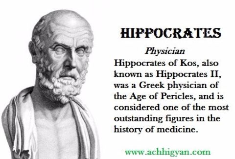 हिपोक्रेटिस की जीवनी, इतिहास | Hippocrates History In Hindi