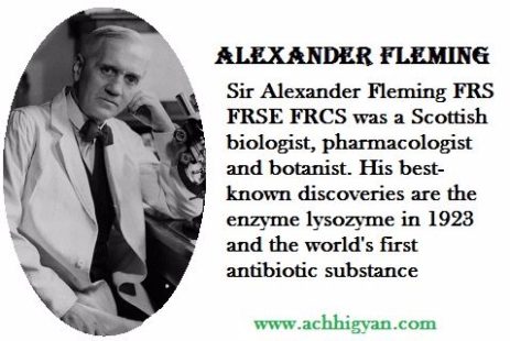 वैज्ञानिक अलेक्जेंडर फ्लेमिंग की जीवनी | Alexander fleming biography in hindi