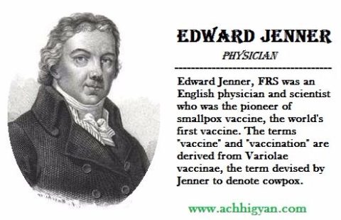 एडवार्ड जेनर की जीवनी | Edward Jenner Biography In Hindi