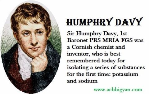 वैज्ञानिक हंफ्री डेवी की जीवनी | Humphry Davy Biography In Hindi