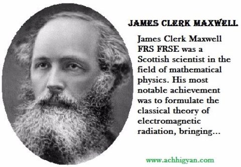 जेम्स क्लार्क मैक्सवेल की जीवनी | James Clerk Maxwell Biography In Hindi