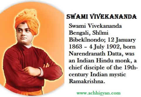 स्वामी विवेकानंद की जीवनी, निबंध, भाषण About Swami Vivekananda In Hindi