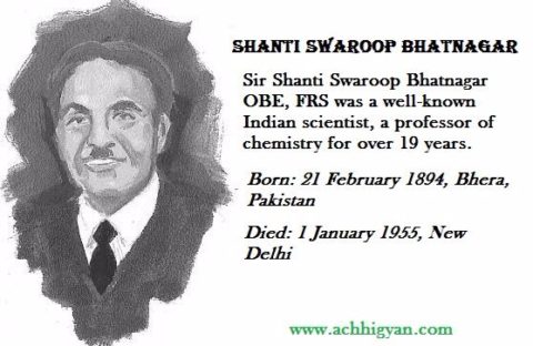 शान्ति स्वरूप भटनागर की जीवनी | S.S Bhatnagar Biography In Hindi