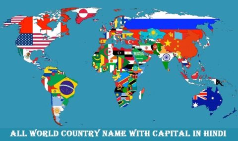 विश्व के सभी देशो के नाम और उनकी राजधानी, जनसँख्या List of World Country
