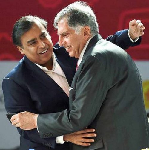 Ratan Tata and Ambani