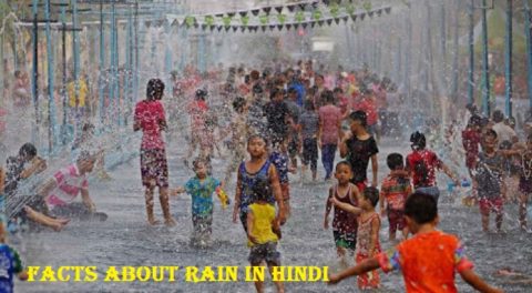 बारिश (वर्षा) के बारे में रोचक बातें | Facts About Rain in Hindi